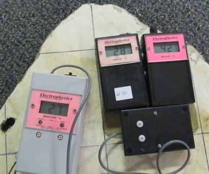 Electrophysics moisture deals meter